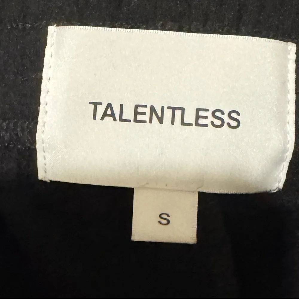 TALENTLESS Women's Black Athletic Shorts - Picture 3 of 3